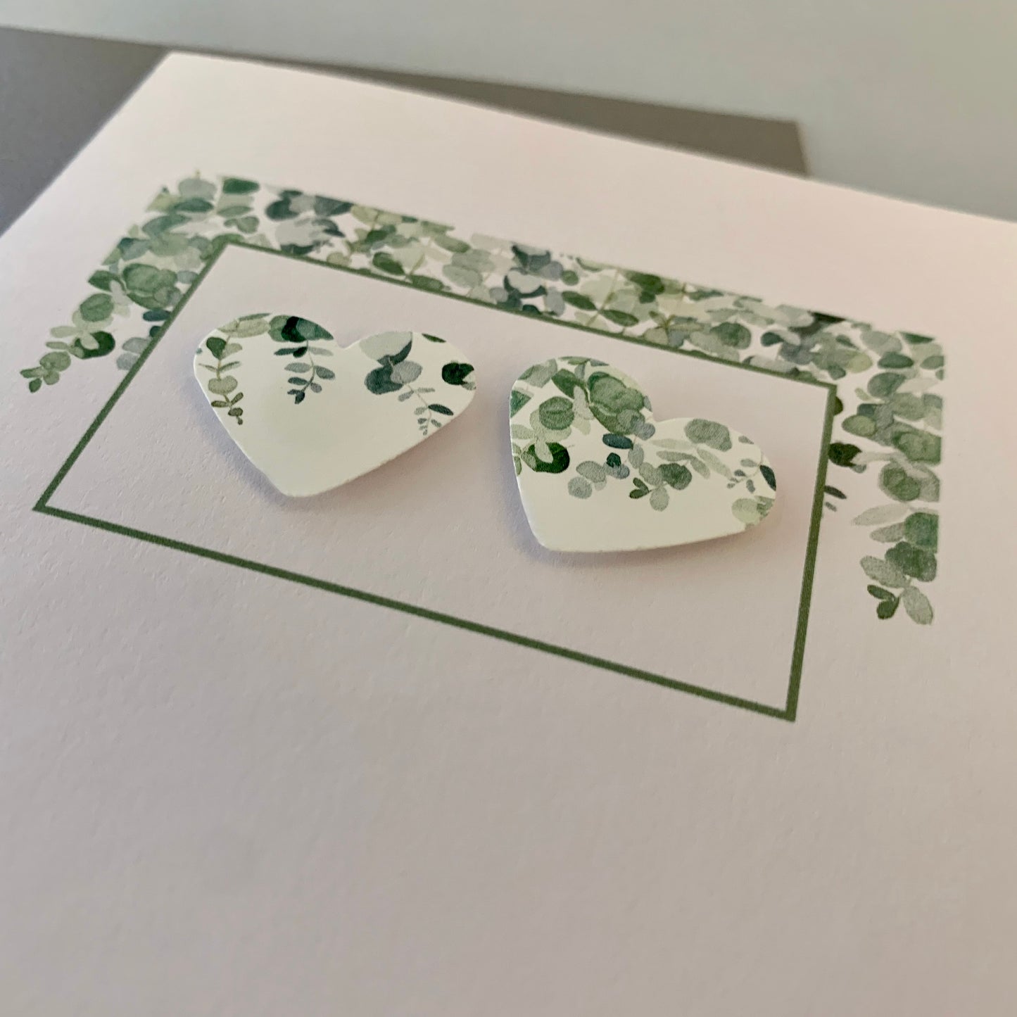 Two Hearts One Love Wedding Card
