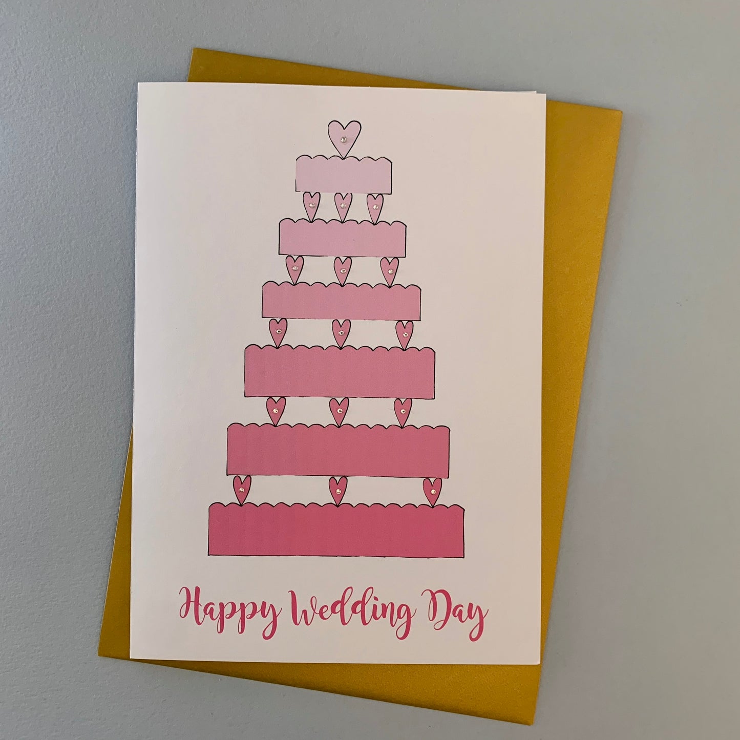 Big Cake Wedding Card