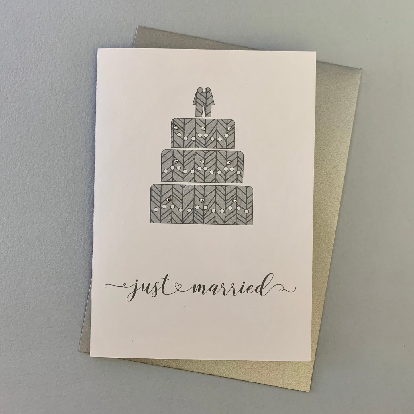 Just Married Wedding Card