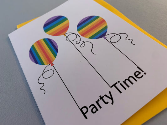 Rainbow Balloons Party Time!