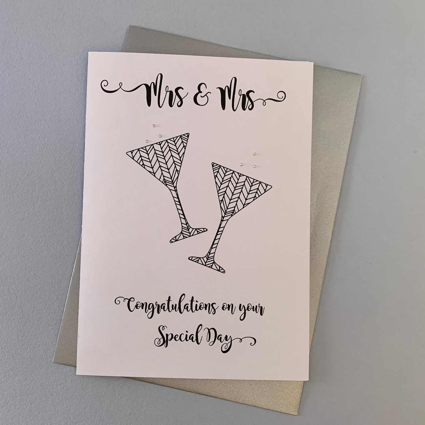 Mrs & Mrs Wedding Card