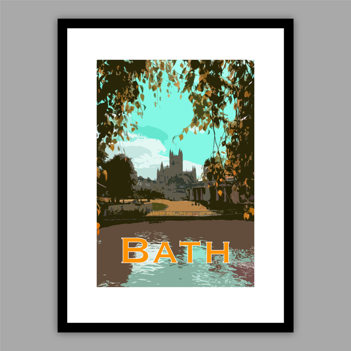 Bath in Autumn Framed Print