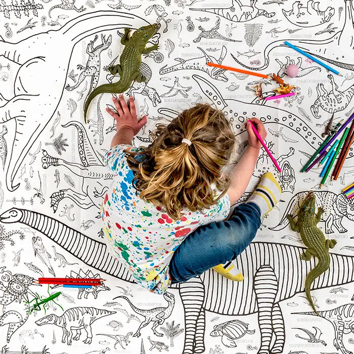 Giant Poster / Tablecloth - Dinosaurs