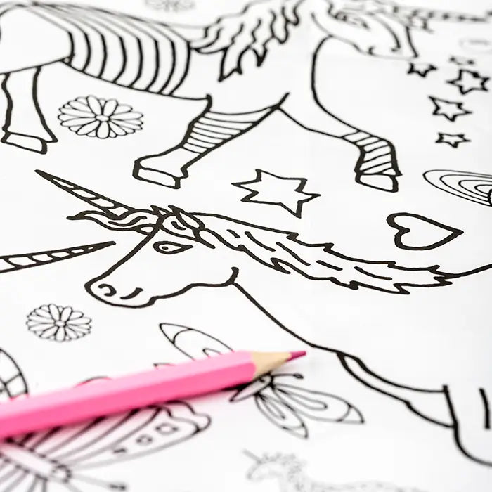 Giant Poster / Tablecloth - Unicorns and Fairies