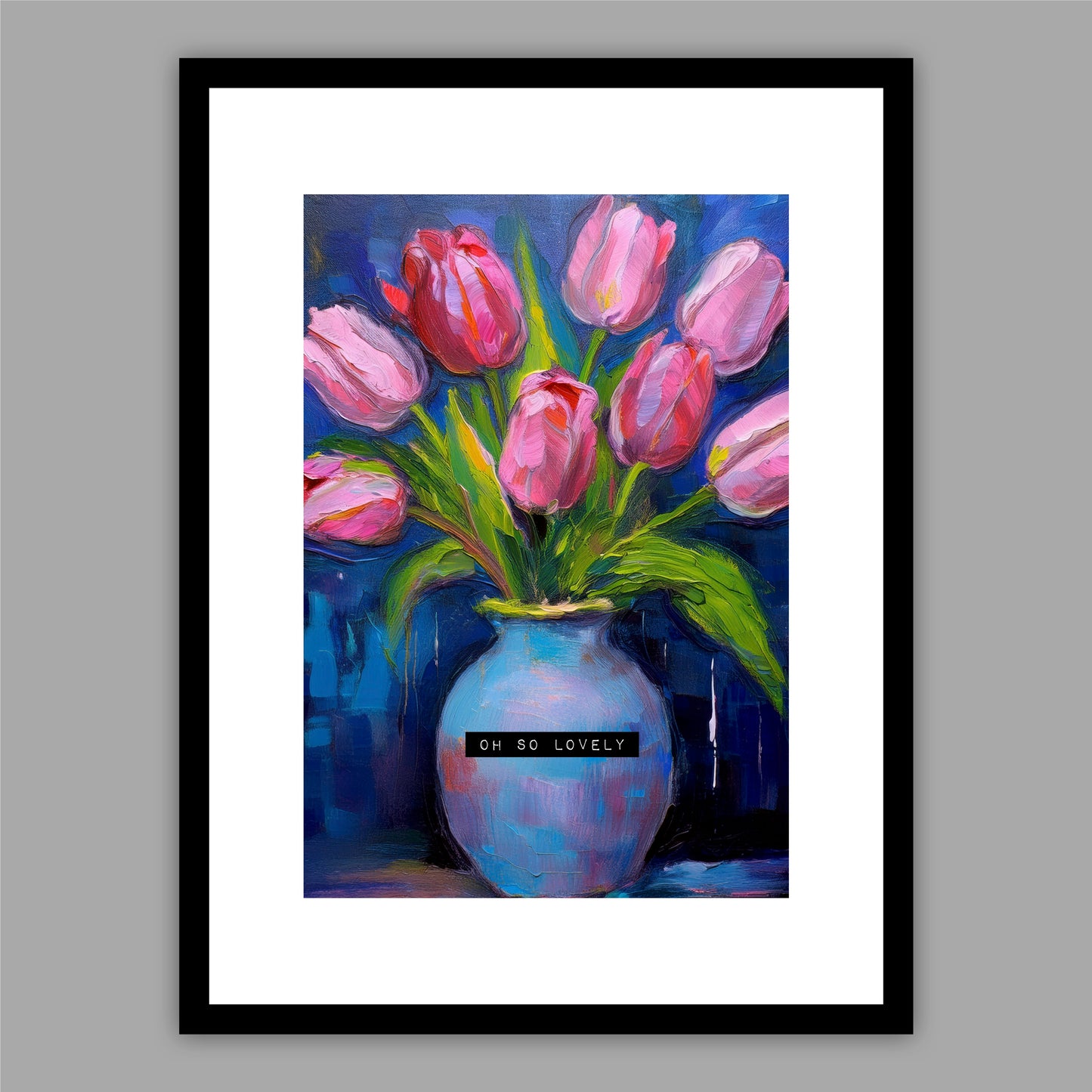 Oh So Lovely - Framed Floral Print
