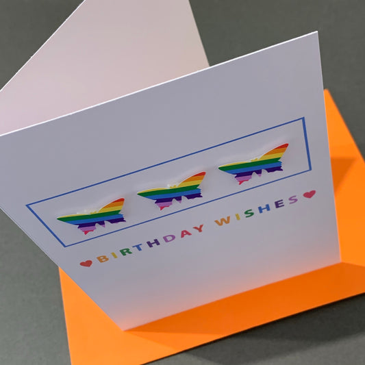 Rainbow Butterflies Birthday