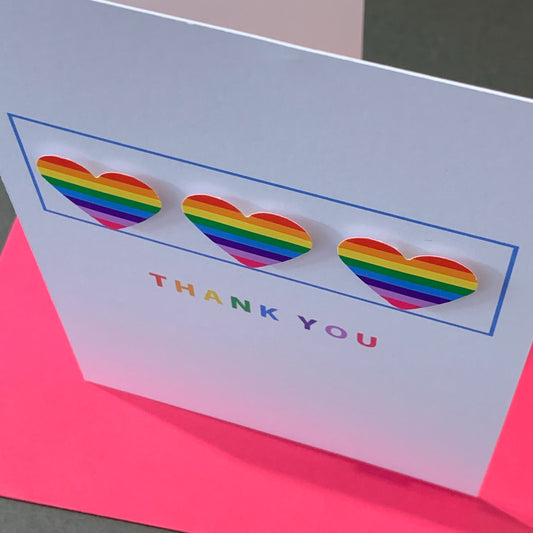 Thank You Rainbow Hearts