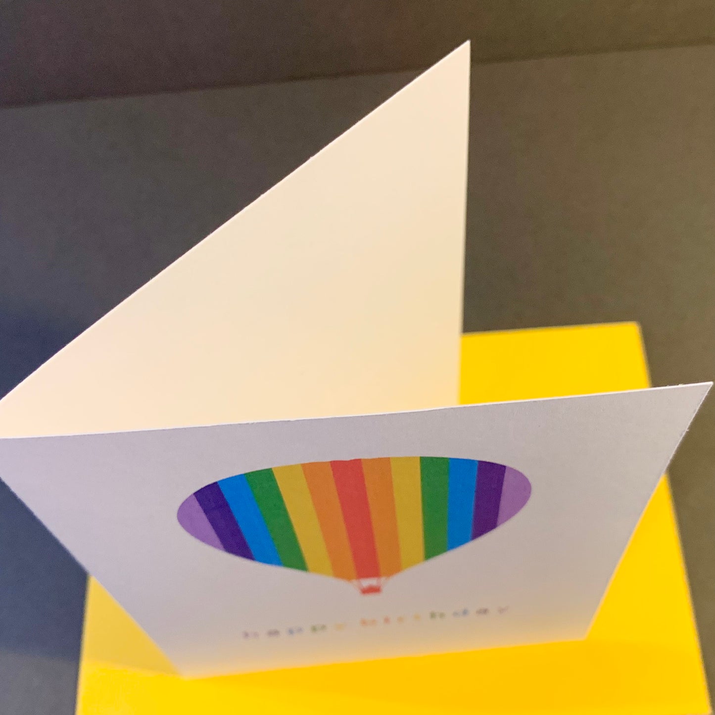 Rainbow Hot Air Balloon