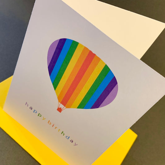 Rainbow Hot Air Balloon