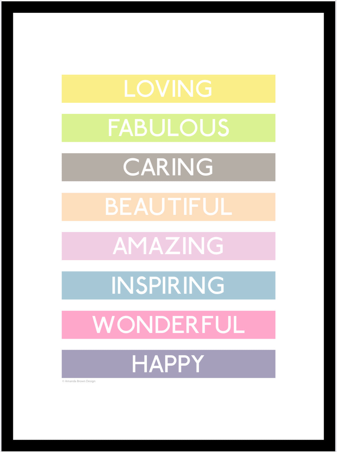 Loving, Fabulous, Caring