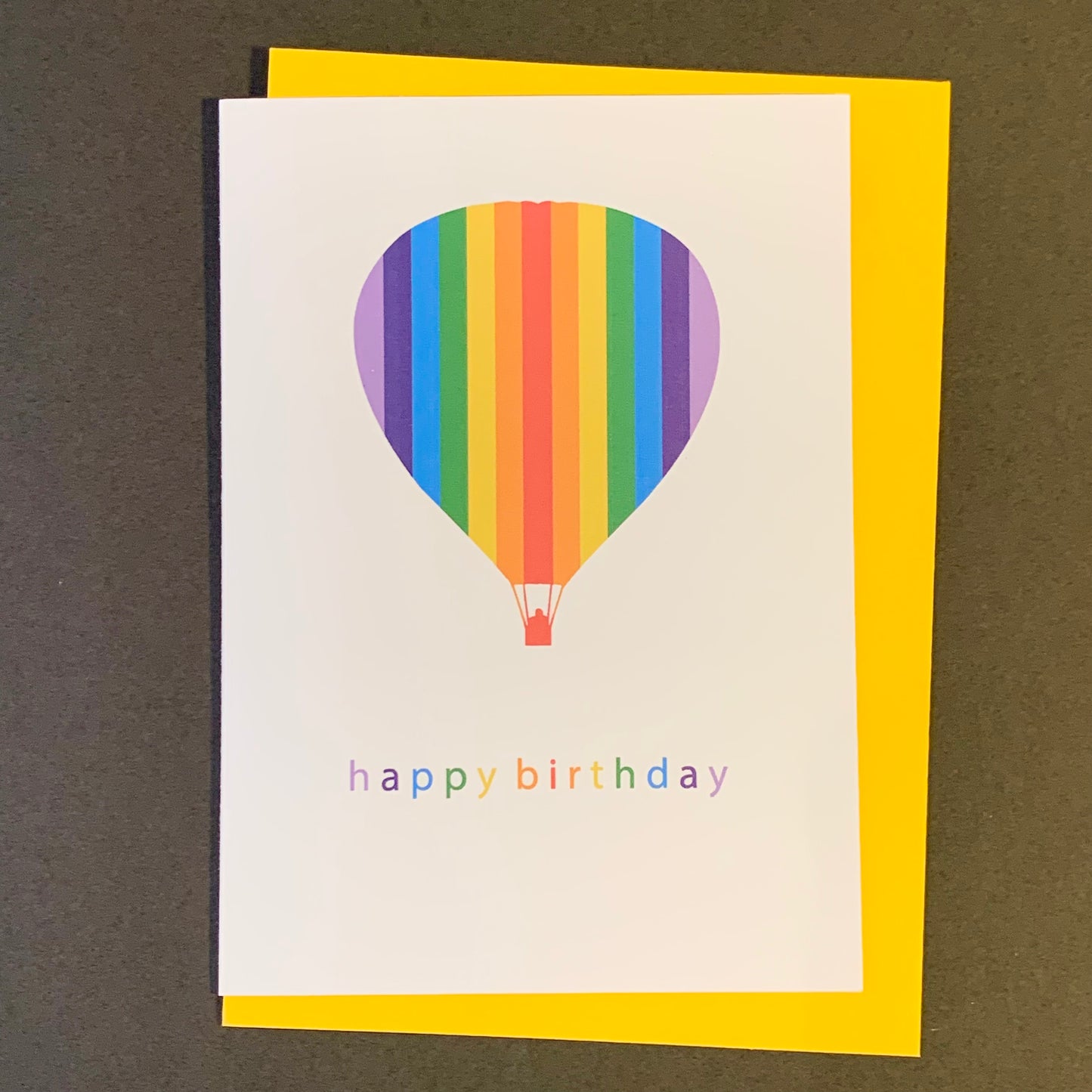 Rainbow Hot Air Balloon