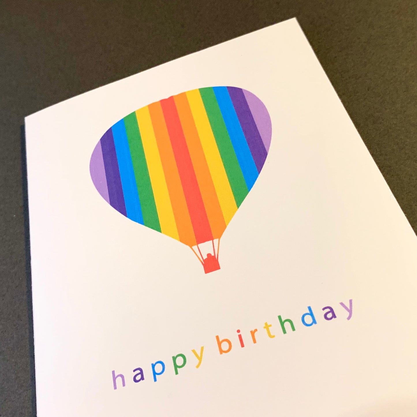 Rainbow Hot Air Balloon