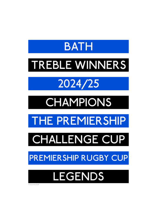 Bath Treble Winners Print