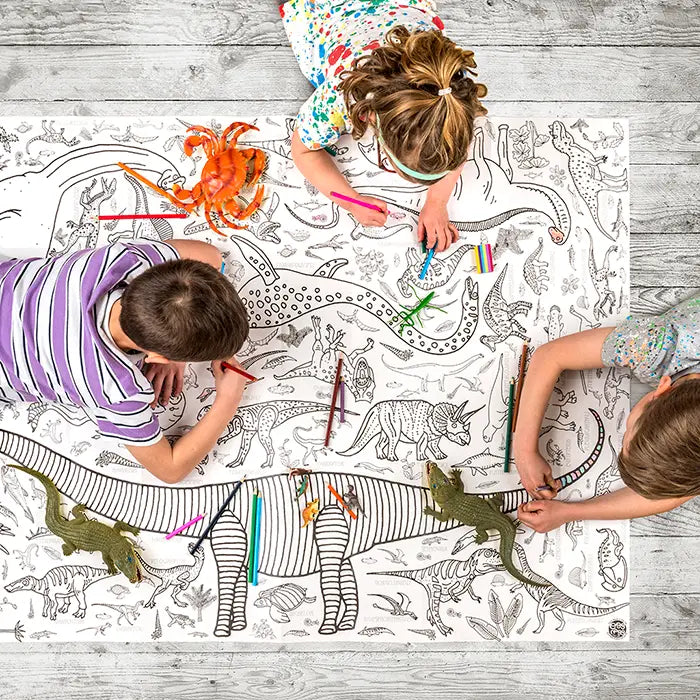 Giant Poster / Tablecloth - Dinosaurs