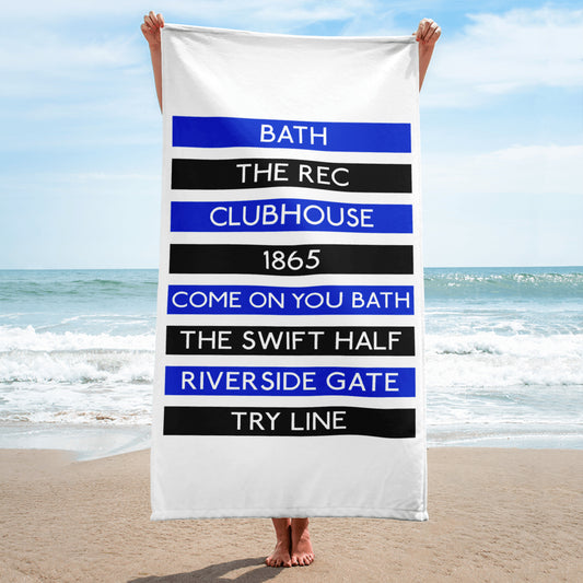 Rugby Beach Towel