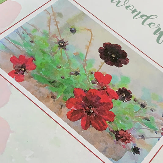 Cosmos Mother's Day Card