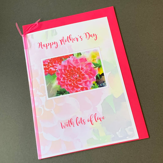 Dahlia Mother's Day Card