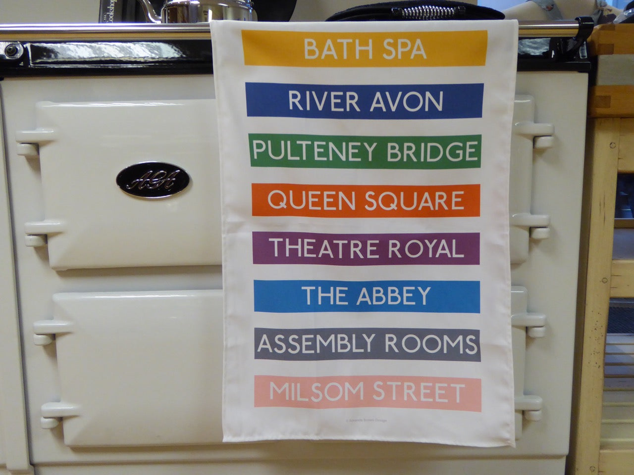 Bath Spa (No.1) Tea Towel