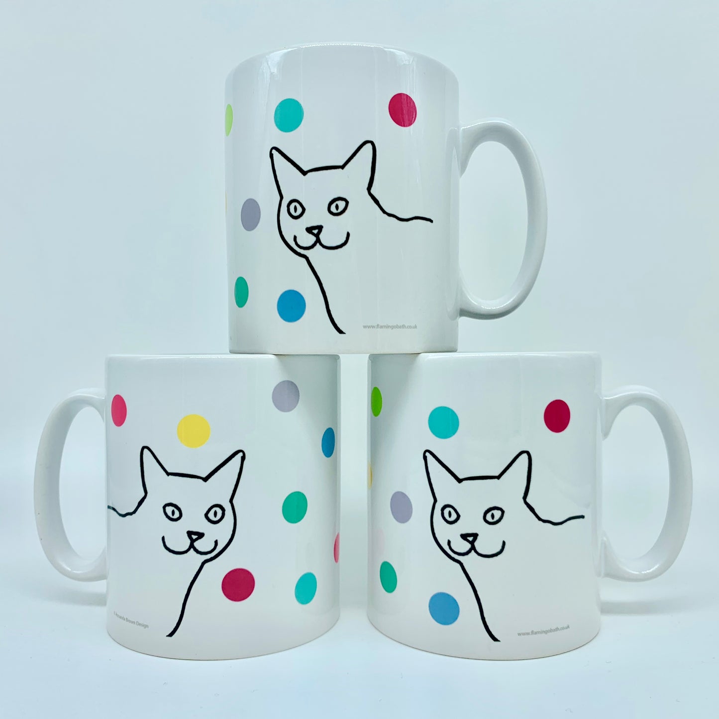Spotty Cat Mug