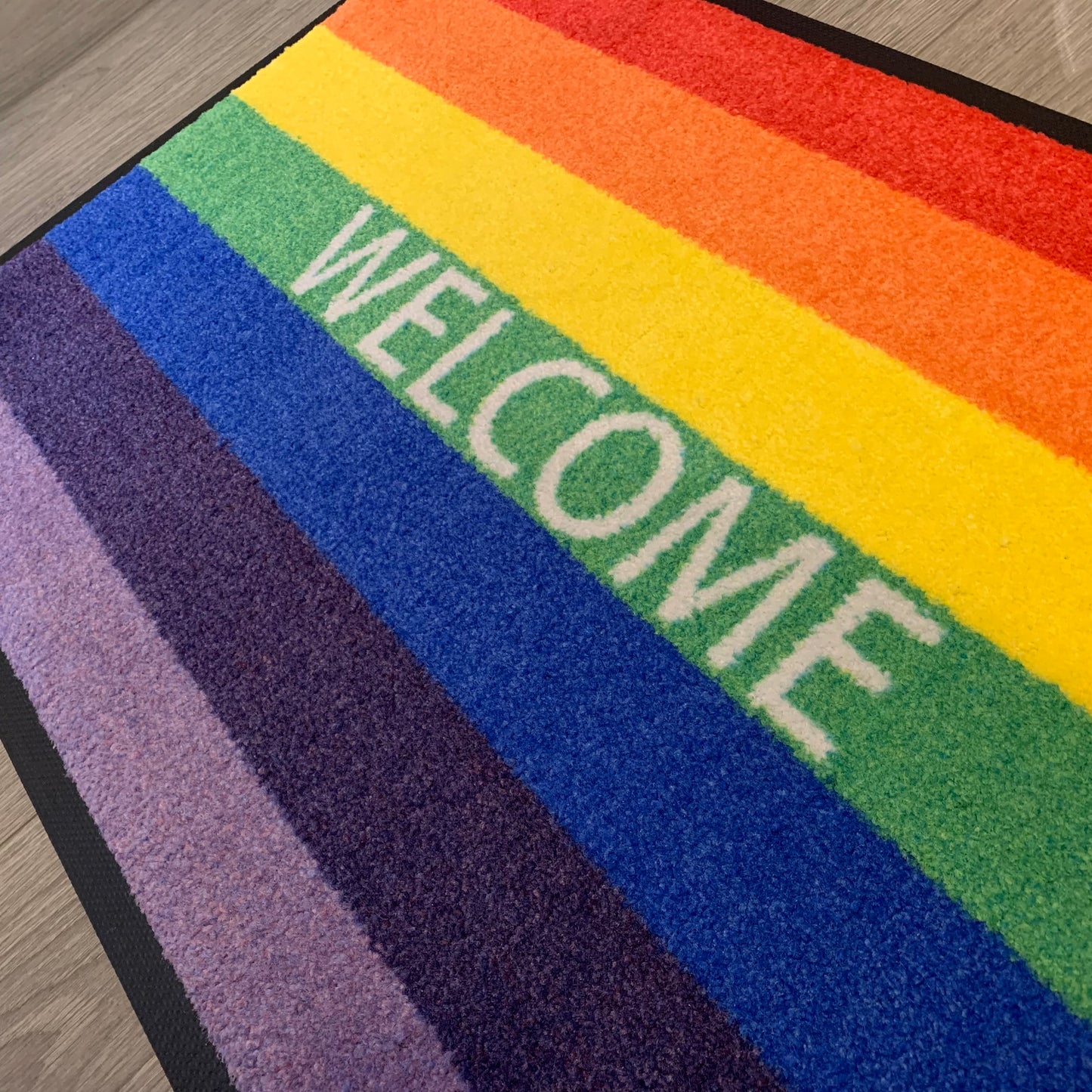 Rainbow Welcome Doormat